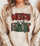 Merry Bright Christmas Sweatshirt – Cozy Unisex Holiday Style