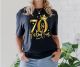 70 and Fabulous T-Shirt – Stylish 70th Birthday Gift for Women | Personalized Ladies Birthday Tee | Hello 70th Celebration Shirt