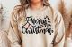 Festive Merry Christmas Light Sweatshirt - Cozy Holiday Sweater for Christmas Cheer