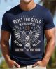 Built for Speed Motorcycles & Outlaw Racing Gear – Live Free, Ride Hard T-Shirt for Riders | Custom Motorcycle Apparel | Shop Now!