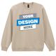 Gildan Softstyle Midweight Unisex Adult Crew Neck Sweatshirt | Customise with your own Photo and Text.-White-Unisex: 2XL