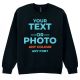 Gildan DryBlend® adult crew neck sweatshirt | Customise with your own Photo and Text.-White-Unisex: 2XL-White-Unisex: L